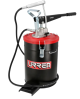 Inyector de grasa con cubeta de presión variable de 10 kg, 4,000 PSI