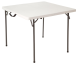 LIFETIME MESA CUADRADA PEGABLE
