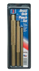 Juego De Punzones De Latón Mayhew Tools 61360, 3 Piezas