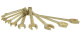 Juego 10 llave combinado antichisp pg Urrea