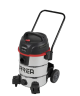 Aspiradora industrial de acero inoxidable 10 galones,  6 HP seco/mojado Urrea