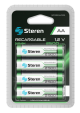 Paquete de 4 pilas recargables de alta capacidad 