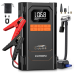 Kayoosi Arrancador de Batería de Auto Portátil 4000A, Compresor de Aire 150 PSI, 29800mAh, 10 en 1 Jumper para Carro 12V para 10L Diésel, para Autos, Motos, SUV, con Luz LED 600LM