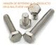 Tornillo Hex Inoxidable 1/4 X 1