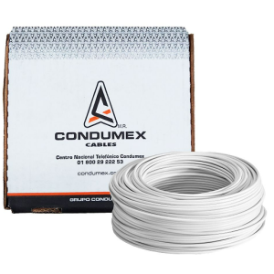 Cable Thw Cal 12 Vinanel Blanco Condumex Caja