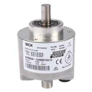 Sick AFM60A-S4NB018X12 1059039 ENCODER ABSOLUTO DE 262.144 PULSOS  POR REVOLUCION DE INTERFAZ ELECTRICA  PROFINET CON 3 CONECTORES MACHO M12-4POLOS