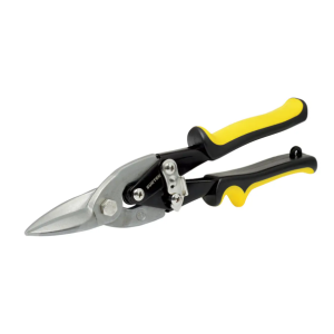 Tijera para hojalatero con mango plastisol tipo aviación recta, 10"