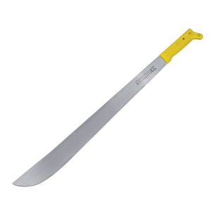 Machete Laminado Mango Amarillo Punta Recta De 24" Marca Surtek