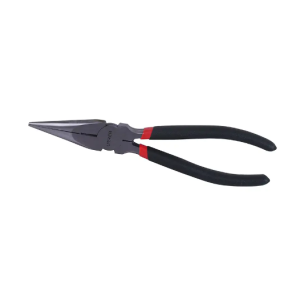 Pinza para electricista con mango rubber grip de 8-9/16" punta larga corte lateral