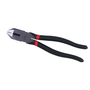 Pinza para electricista con mango rubber grip de 9" corte lateral