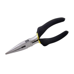 Pinza para electricista con mango rubber grip de 8" punta larga