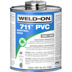 Pegamento Pvc Weld-On Serie 711 De 1/2 Litro