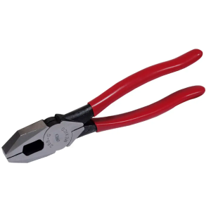 Pinza para electricista con mango rubber grip de 9-5/16" corte lateral