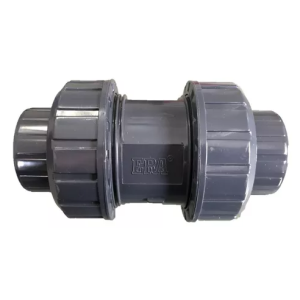 VALVULA CHECK BOLA UNION DOBLE C-80 2" PVC