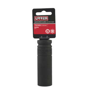 Dado de impacto largo cuadro de 1/2", 6 puntas, métrico, 32 mm