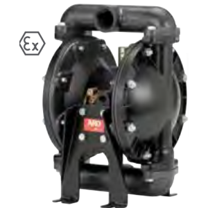 Bomba de diagrama Fabricada en Aluminio y Hierro fundido ARO de 1 1/2" PD15A-AAP-GGG 123 GPM (465 LPM)