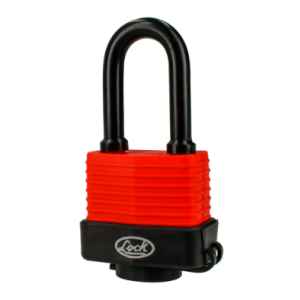 Candado laminado impermeable Urrea gancho largo        