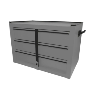 Gabinete superior color gris 3 gavetas