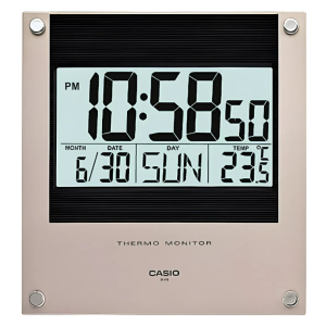 Reloj Casio Modelo Id-11 Color del fondo Gris/Verde                                                                                                                                                                                                           