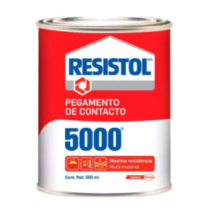 Pegamento De Contacto 500 Ml (16.91 Oz) Base Solvente Color Amarillo 5000