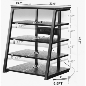 SOPORTE DE ACERO INOXIDABLE DE 40.8"X23.6"X15.6"
