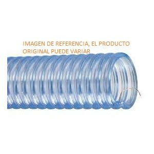 manguera grado FDA anillada PVC de 1 1/2 x 50 mt          