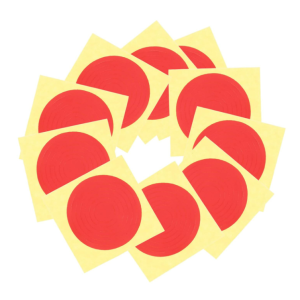 ETIQUETAS ADHESIVAS ROJO PARA MANÓMETRO 