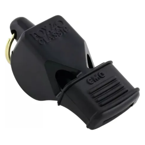 Silbatos Aquibras Fox 40 Classic Negro con Cordón para Árbitro                                                                                                                                                                                                