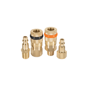 JUEGO DE CONECTORES RÁPIDOS DE LATÓN