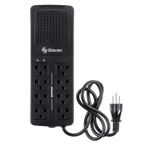 Regulador de voltaje 1,000 W con 8 contactos