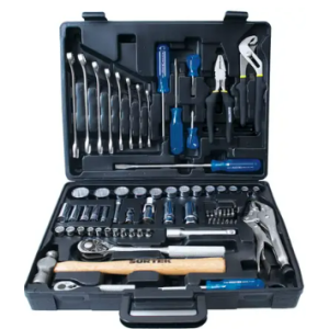 Juego combinado de herramienta métrico 70 piezas, estuche plástico