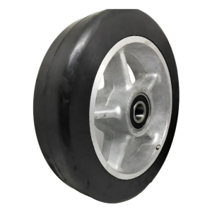 RUEDA DE 12X2.5 HULE RIN ALUMINIO TIPO AVION DE ARAYOS CON BALERO DE 1" Y BUJES DE 374       