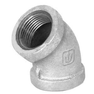 Codo Galvanizado Rosc 150# 45° De 1 1/2"