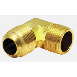 Coneccion Codo Bronce Macho 90° 1/2 X 6Mm