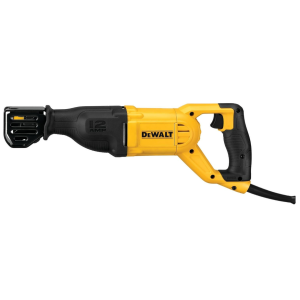 DEWALT Sierra alternativa, 12 amperios, 2.900 RPM, abrazadera de hoja de 4 posiciones, gatillo de velocidad variable, con cable  