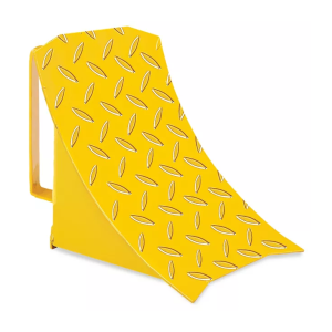 Juego de 2 Topes de Acero con Asa para Llantas - 7 1/2 x 7 1/2 x 8 1/2", 19 x 19 x 22 cm 