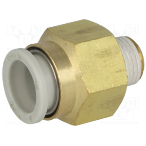 Conex Bronce Recta Rosca 1/2 A Macho 10Mm Smc