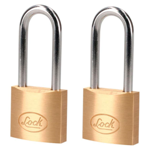 Juego De 2 Candados Horquilla Larga Lock