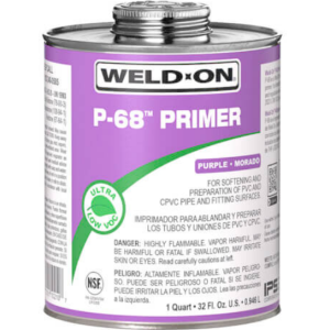 Solucion Primer Weld-On Pvc Serie P68 De 1/2 Litro